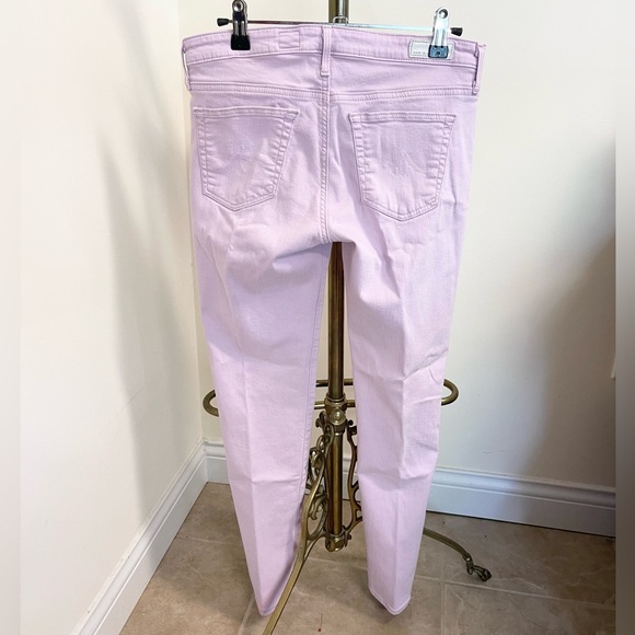 Pretty AG Stevie ankle Jean…soft lilac/pink color! - Picture 6 of 14